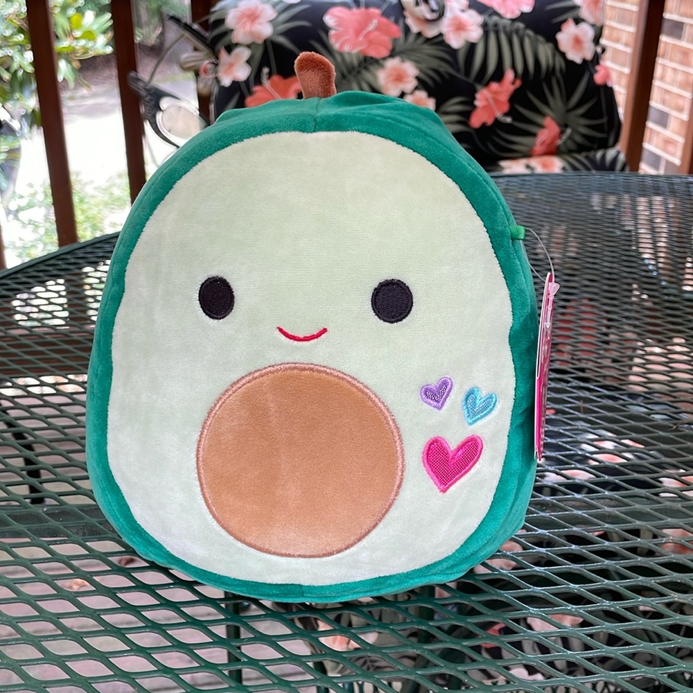 Squishmallows Austin avocado Valentine’s Day plush